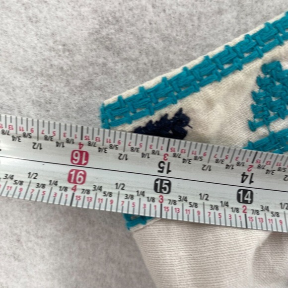 Staring‎ At Stars Anthropoligie Dress Women 4 Sleeveless Aztec Boho Mini Linen - Picture 13 of 16